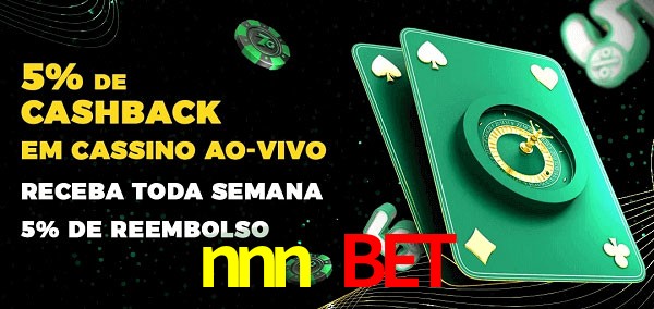 Promoções do cassino ao Vivo nnn bet
